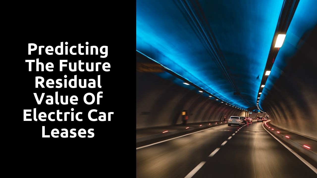 Predicting the future residual value of electric car leases