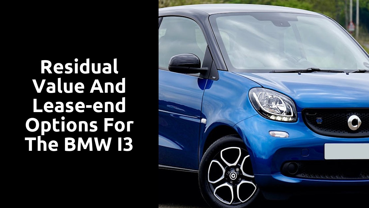 Residual value and lease-end options for the BMW i3
