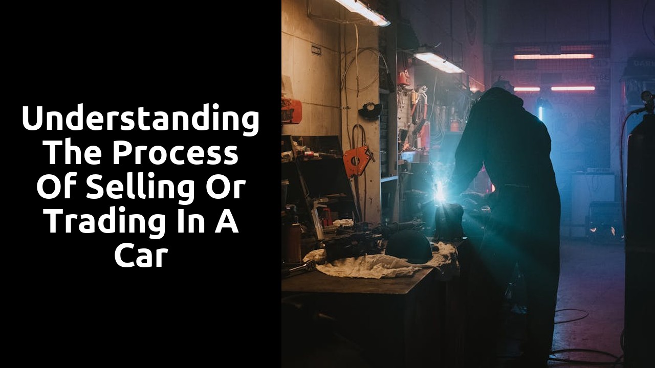 Understanding the process of selling or trading in a car